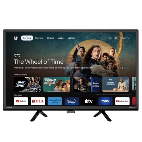 オリオン スマートテレビ 24 V型 ハイビジョン 液晶 Google TV HDR 10対応 Dolby Audio You Tube NETFLIX Prime video mm