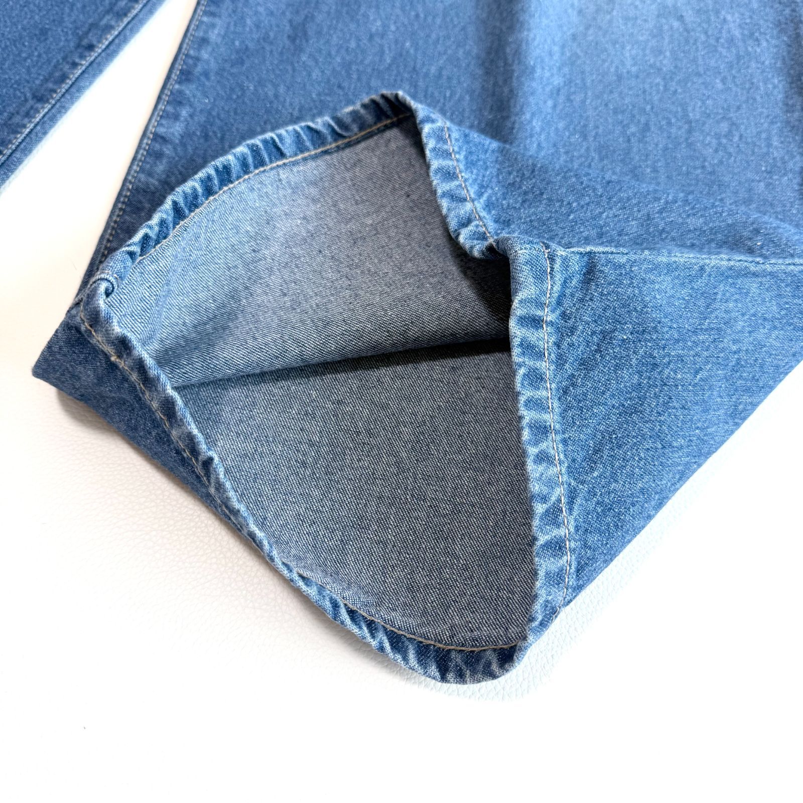 ワイドデニムパンツ