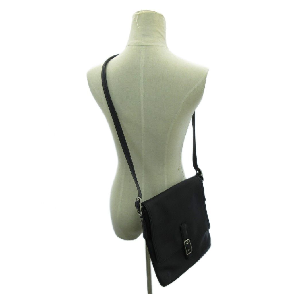 【中古】ロエベ LOEWE ショルダーバッグ ロゴ パッチ キャンバス レザー 緑 茶 グリーン ブラウン 1111 レディース ロエベ LOEWE ショルダーバッグ ロゴ パッチ キャンバス レザー 緑 茶