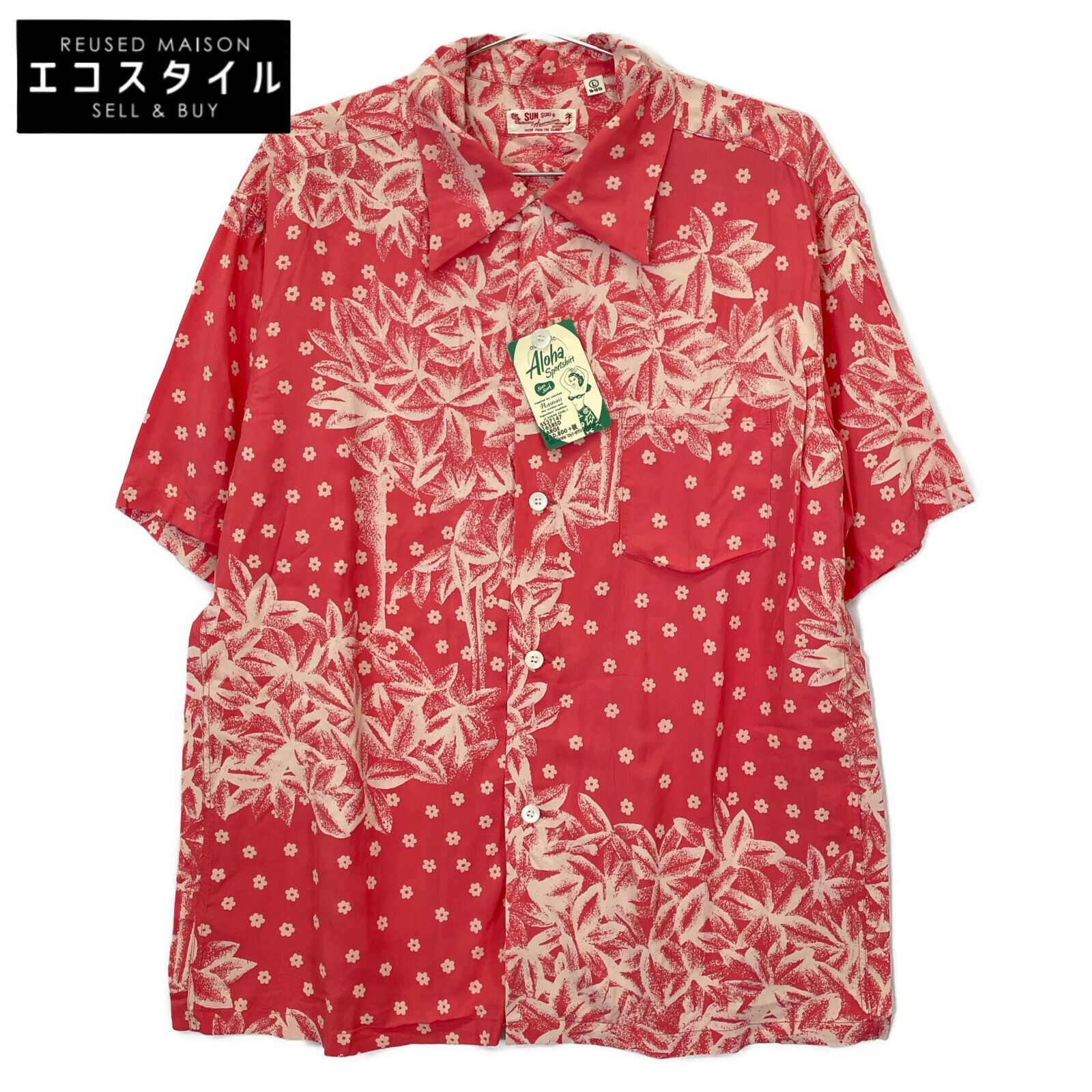 SUN SURF サンサーフ SS 37147 RAYON S HOKULANI PALMS L