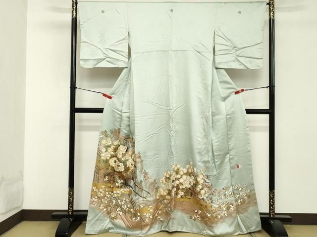 平和屋着物□豪華色留袖 作家物 花車文 暈し染め 金彩 正絹 逸品