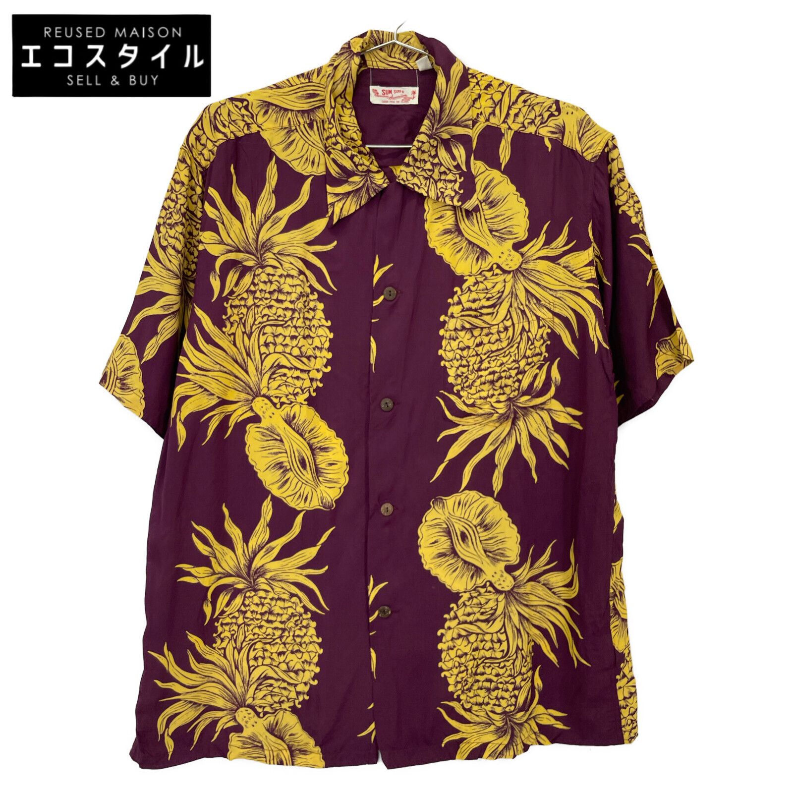 SUN SURF サンサーフ SS 35651 PINEAPPLE BORDER L