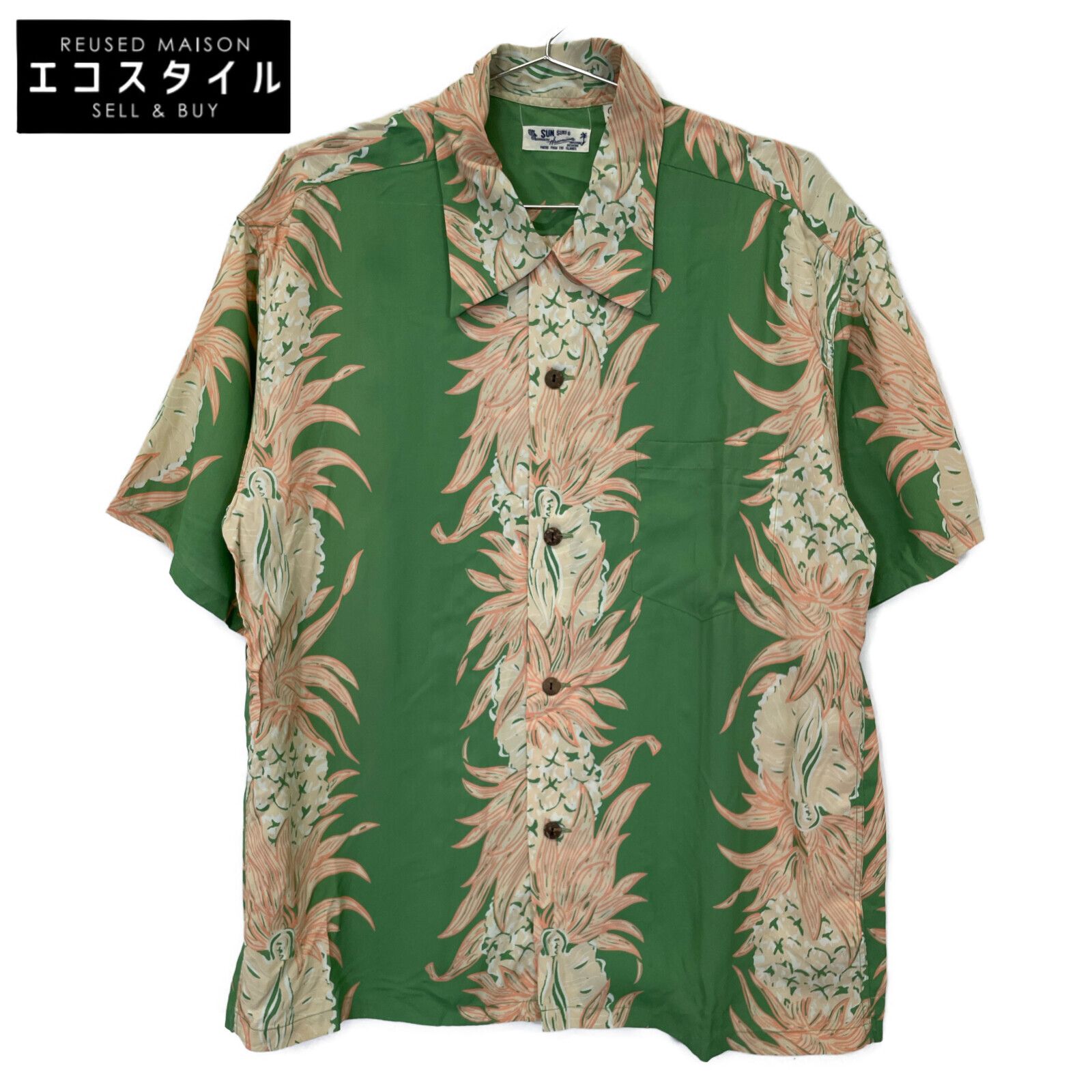 SUN SURF サンサーフ SS 36828 PINEAPPLE CHAIN BORDER L