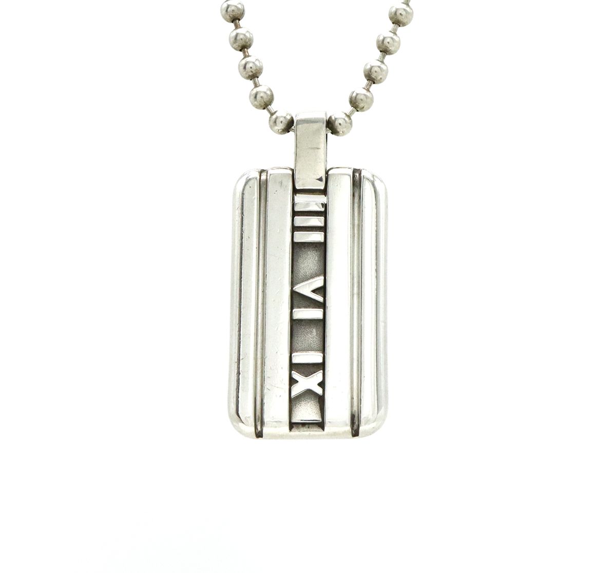 TIFFANY&Co. ティファニー アトラス プレート ペンダント ネックレス