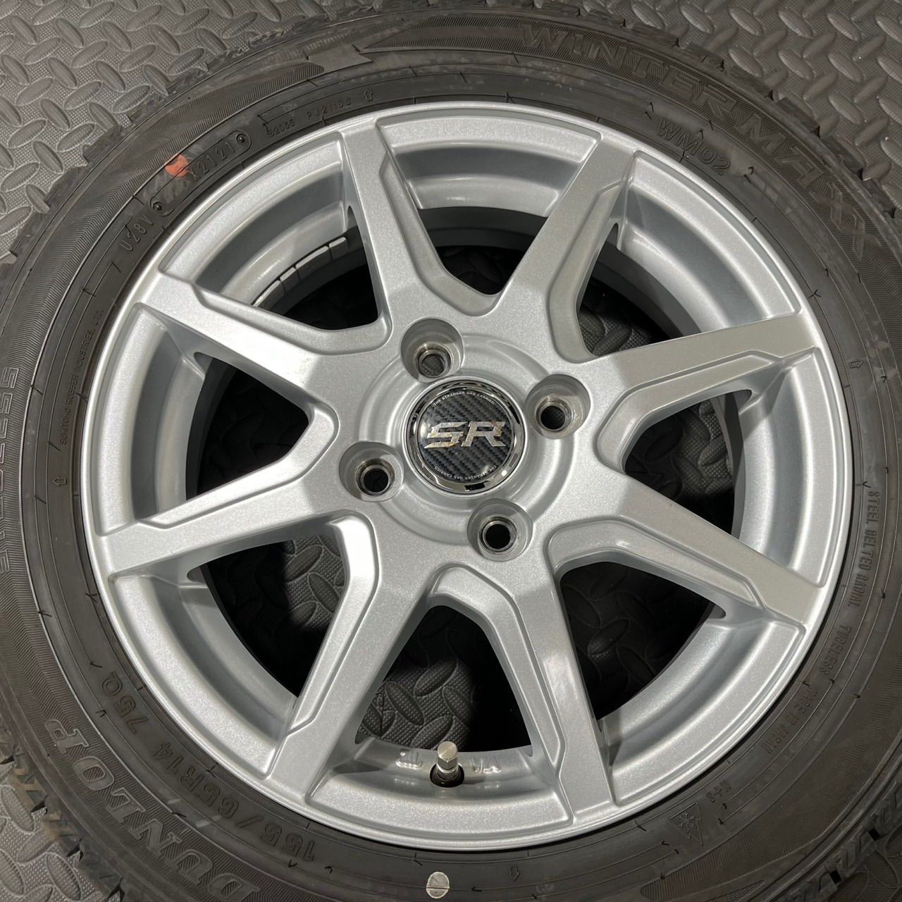 21年製 155 65 R 14 ダンロップ ウインターマックスWM 02 マイスター ストレンジャー タント スペーシア N BOX スタッドレス 3513