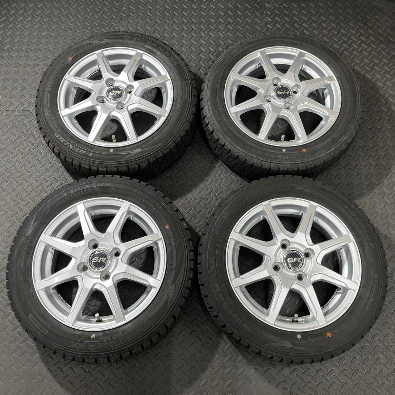 21年製 155 65 R 14 ダンロップ ウインターマックスWM 02 マイスター ストレンジャー タント スペーシア N BOX スタッドレス 3513