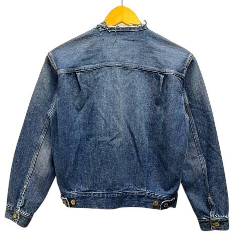 イエナ IENA デニムジャケット Gジャン ノーカラー コットン 無地 長袖