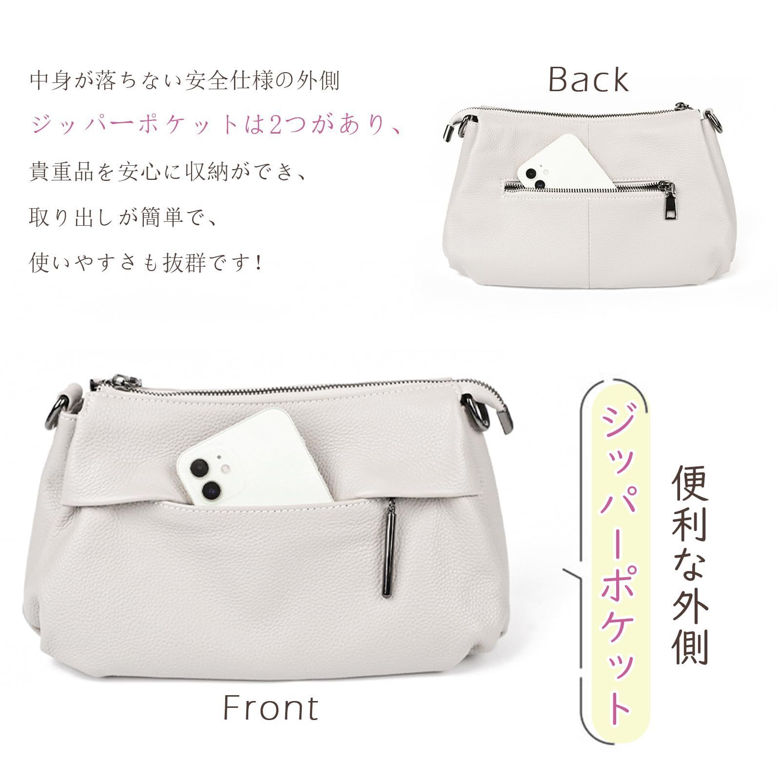 人気商品】[MFFOR] ショルダーバッグ 本革 レディース 2way 斜め掛け