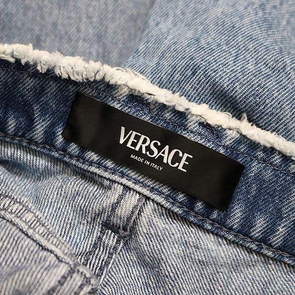VERSACE 銀座店 ヴェルサーチ メデューサボタン デニム パンツ メンズ