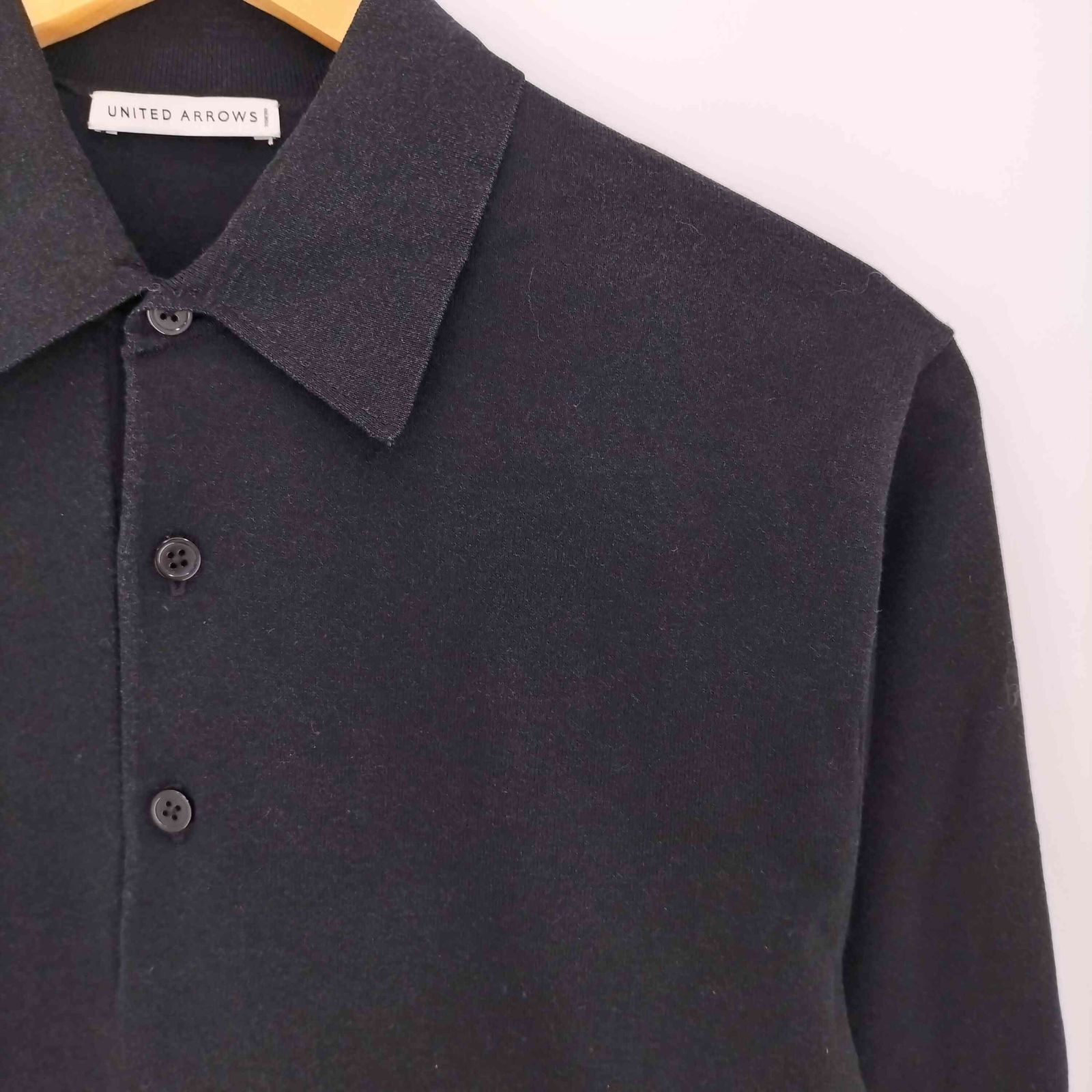 ユナイテッドアローズ UNITED ARROWS 長袖ニットポロシャツ メンズ JPN