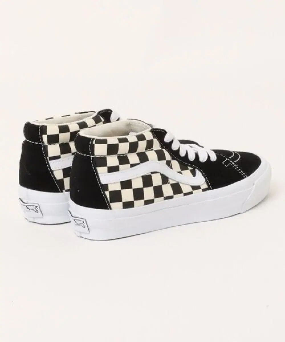 280 ヴァンズ ム SK 8 ミッド リイシュー 83 ブラック チェッカーボード スニーカー 靴