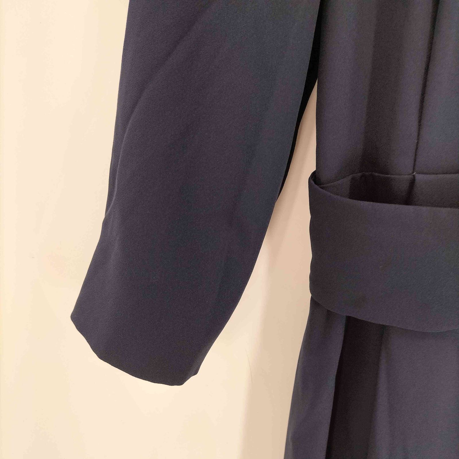 ベルトデザイントレンチワンピース レディース