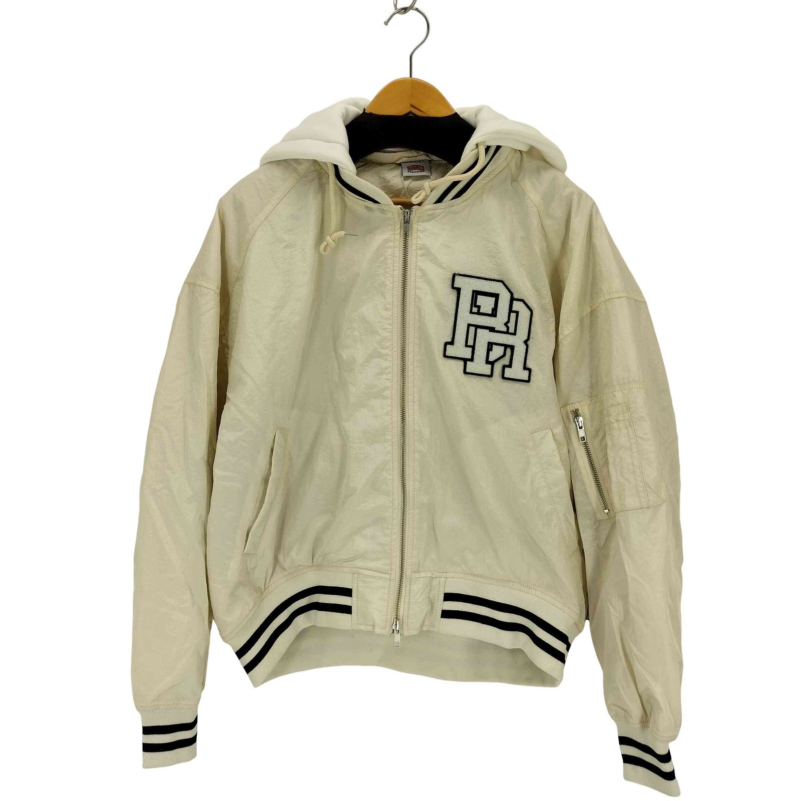 スナイデル snidel コラボフード付きMA 1 レディース JPN