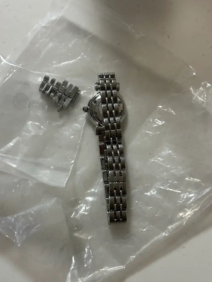  エンポリオアルマーニ レディース メタルウォッチ ar 1763 金属ベルト 時計