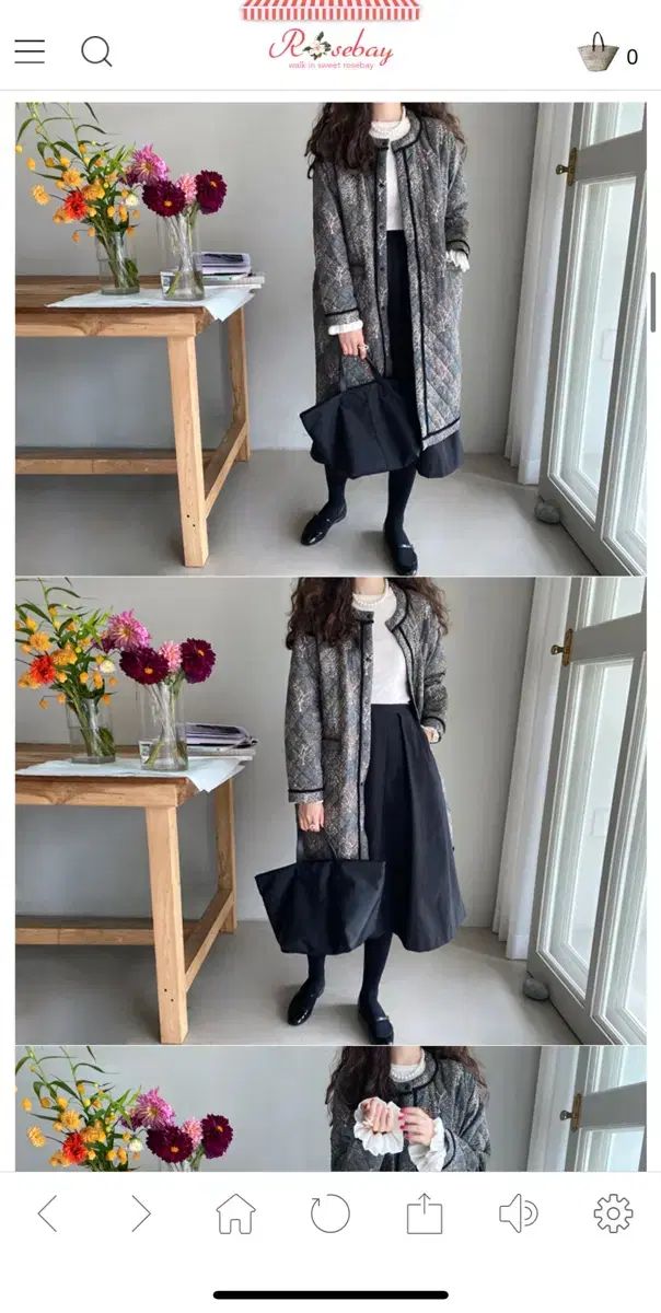 ローズベイ キルティング ジャケット