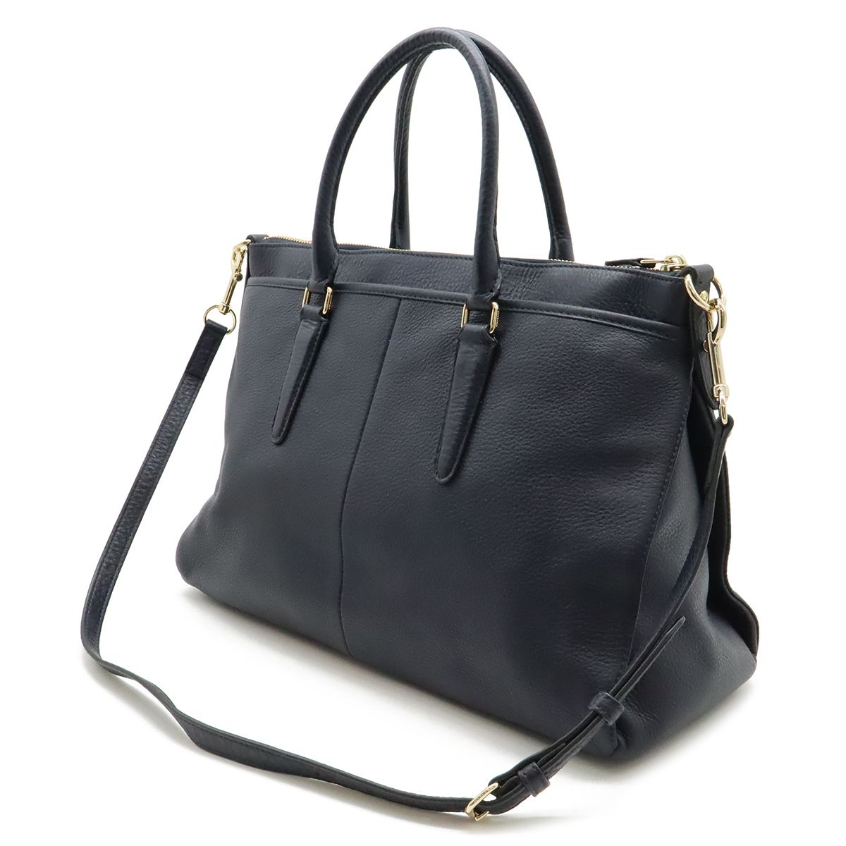 COACH コーチ ラグジュアリー ペブルド レザー モルガン サッチェル 
