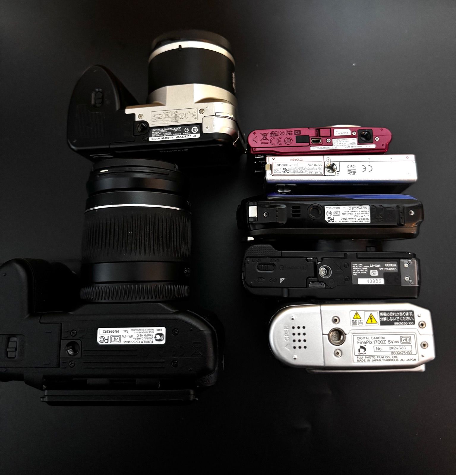 ☆7台おまとめ品☆ SONY DSC-HX9V / FUJIFILM FinePix Z200FD OLYMPUS