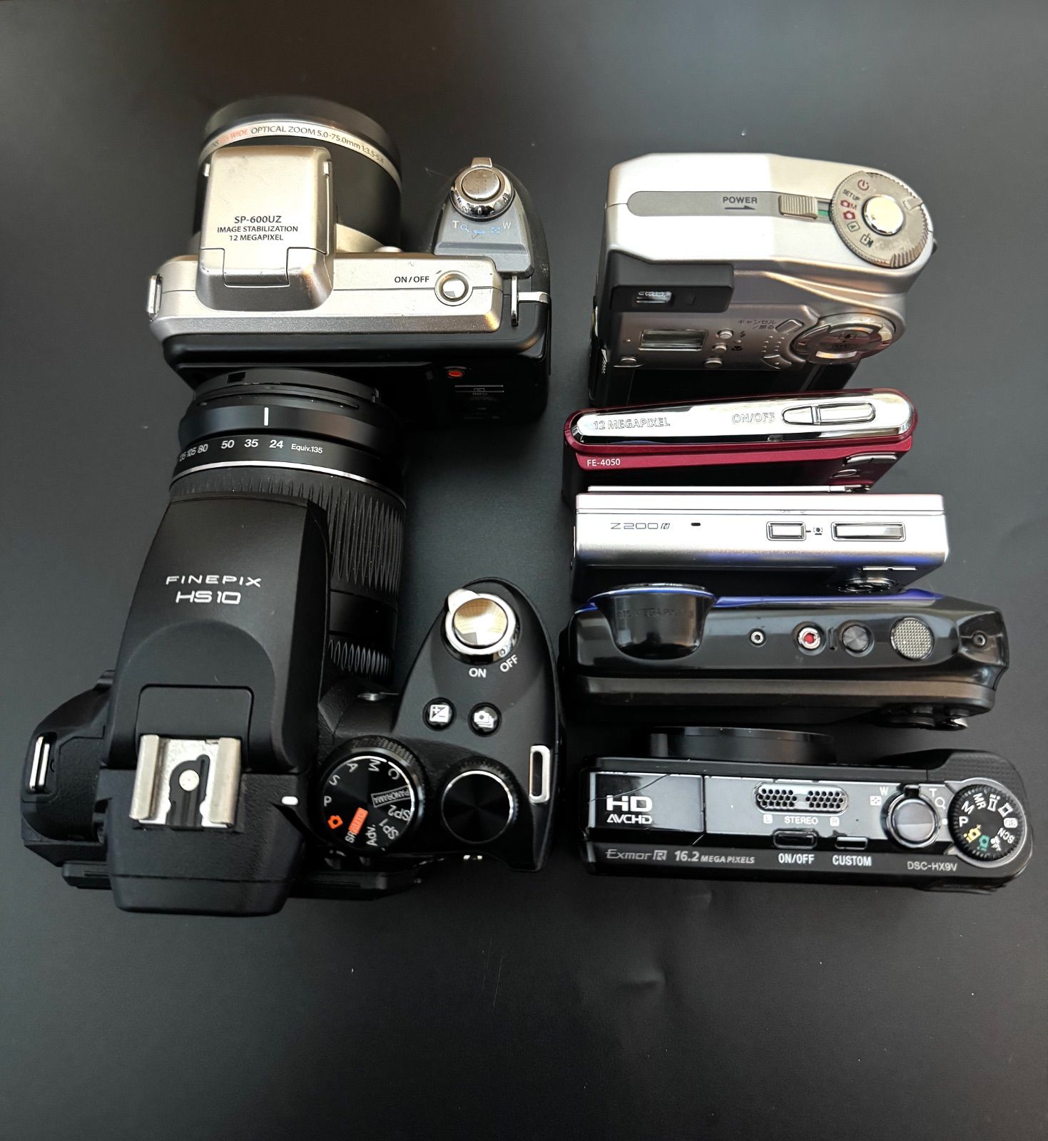 ☆7台おまとめ品☆ SONY DSC-HX9V / FUJIFILM FinePix Z200FD OLYMPUS