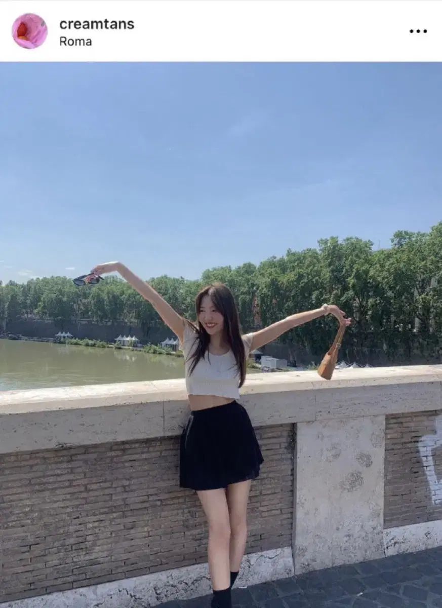 TANNAT ラップミニスカート ブラック