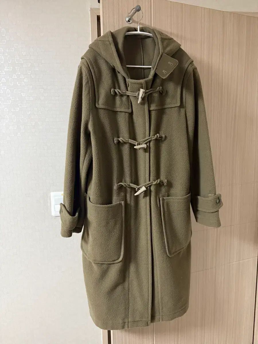 STUDIO TOMBOY フードウールダッフルコート ベージュ