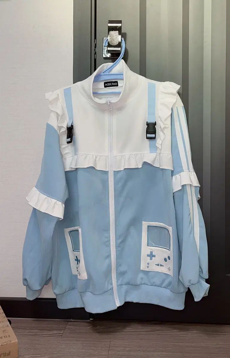 ACDC RAG ゲームオーバー ジャージ サブカルチャー スカイ ライトブルー スカイブルー 青