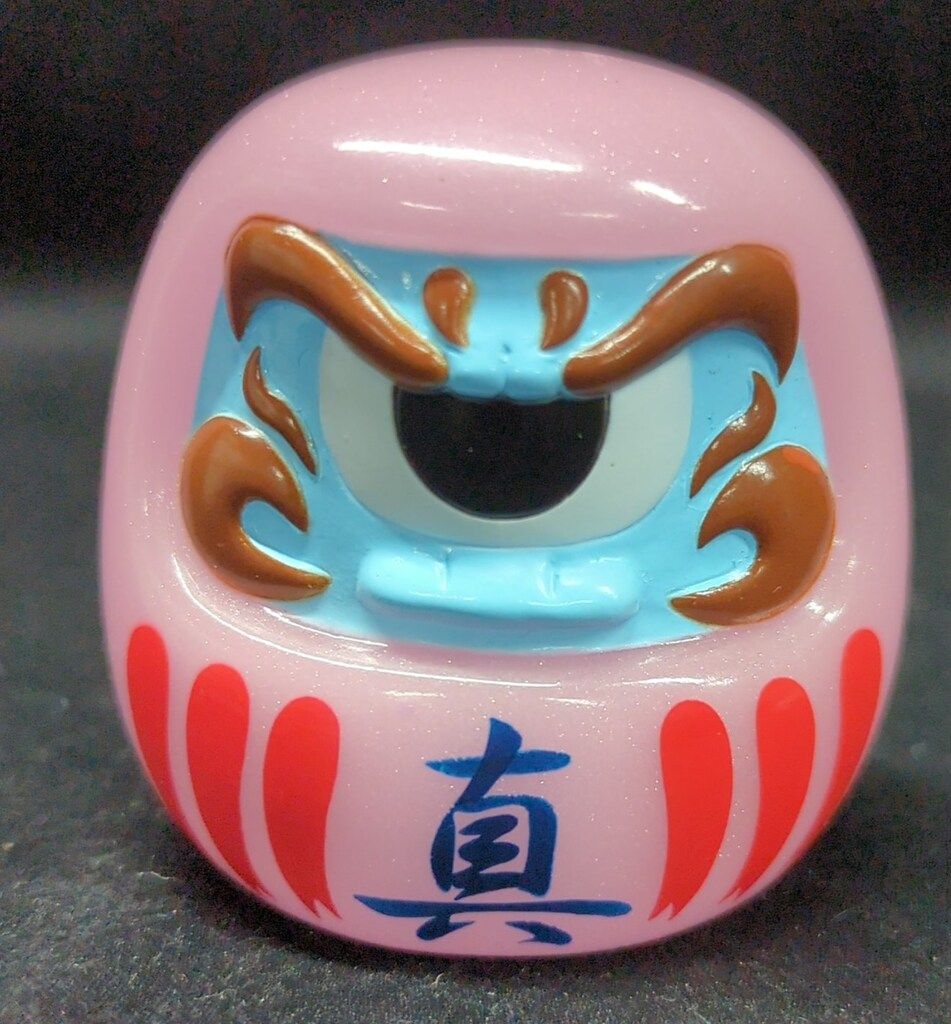 REALHEAD フォーチュンだるま 紫蓄光成型/顔水色 - メルカリ