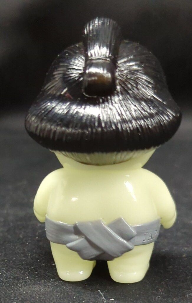 REALHEAD 化ケノ富士 蓄光成型|黒髪|ガンメタマワシ|白赤黒目