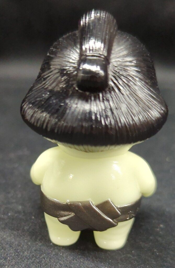 REALHEAD 化ケノ富士 蓄光成型|ガンメタまわし|黒髪|黄赤目