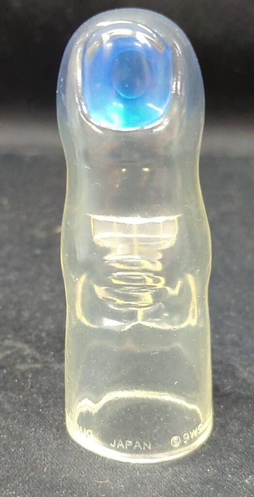 REALHEAD ユビー クリア成型|メタブルー黒目