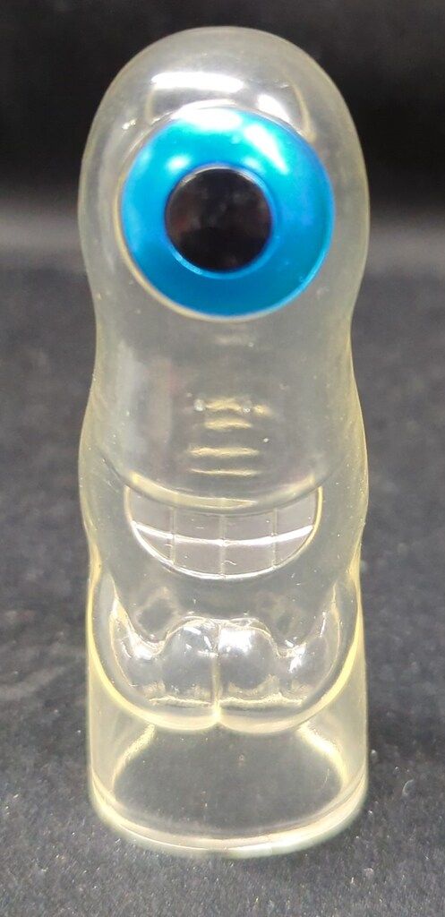 REALHEAD ユビー クリア成型|メタブルー黒目