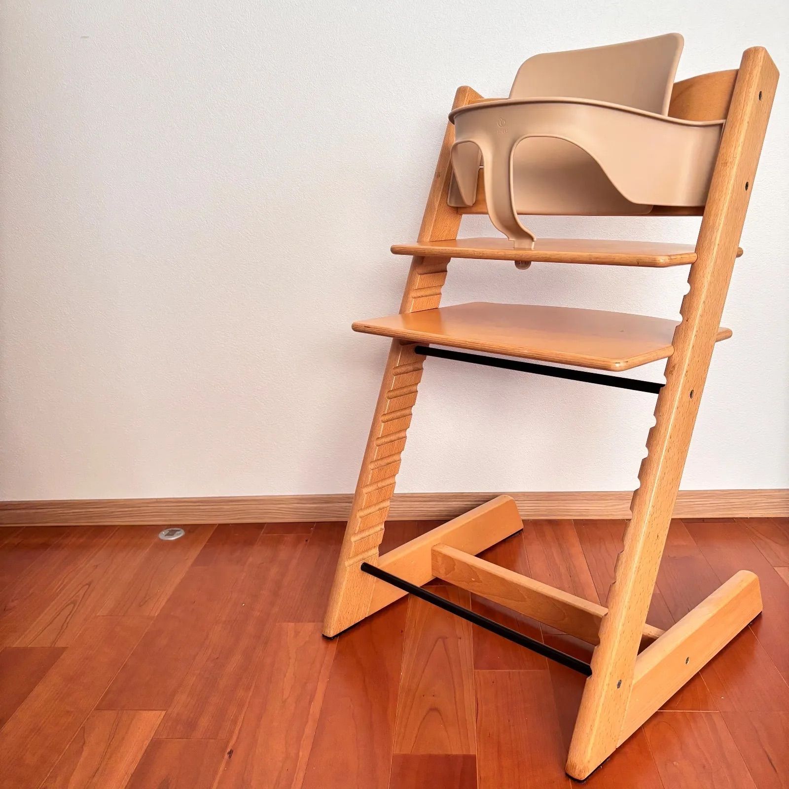 ストッケ トリップ トラップ ベビーチェア ベビーセット ナチュラル S N 4