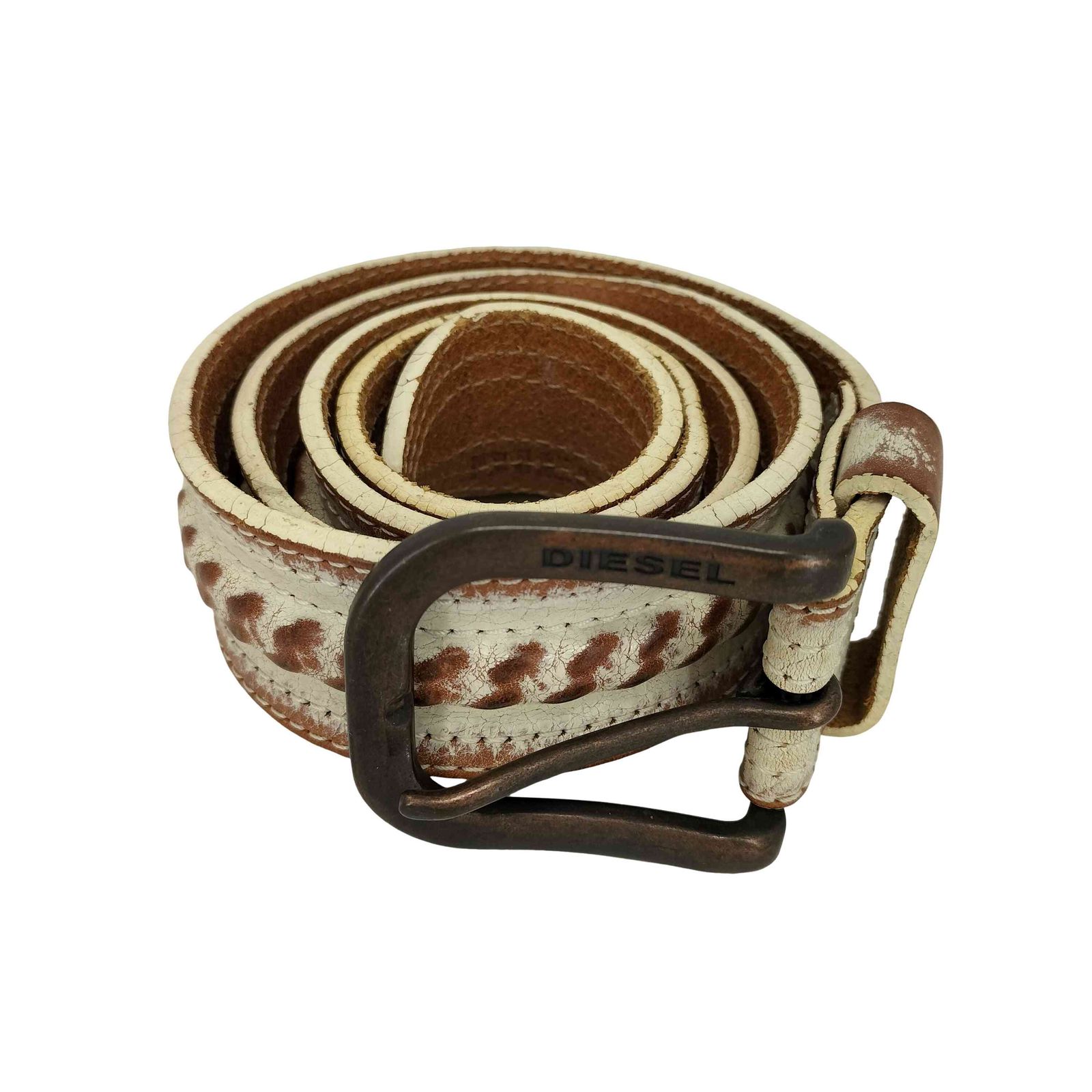 ディーゼル DIESEL イタリア製 レザーベルト メンズ 90cm - メルカリ