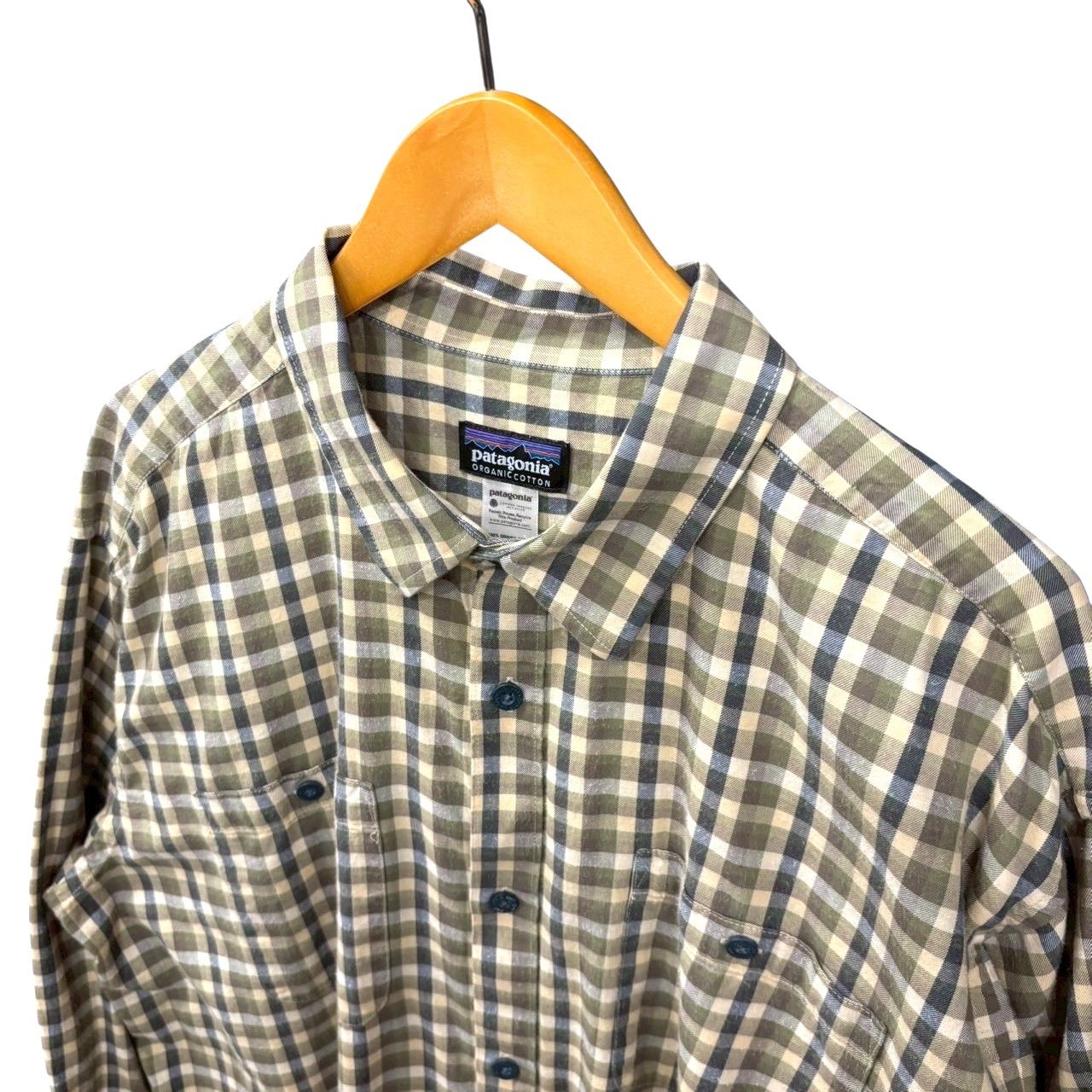 パタゴニア ビンテージ　チェックシャツ 00s ビンテージ パタゴニア オーガニック コットン チェック シャツ XL