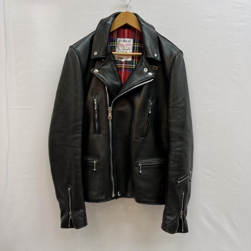 ルイスレザー 402 T シープスキン ライトニング タイトフィット メンズ 40 ISItems 古着