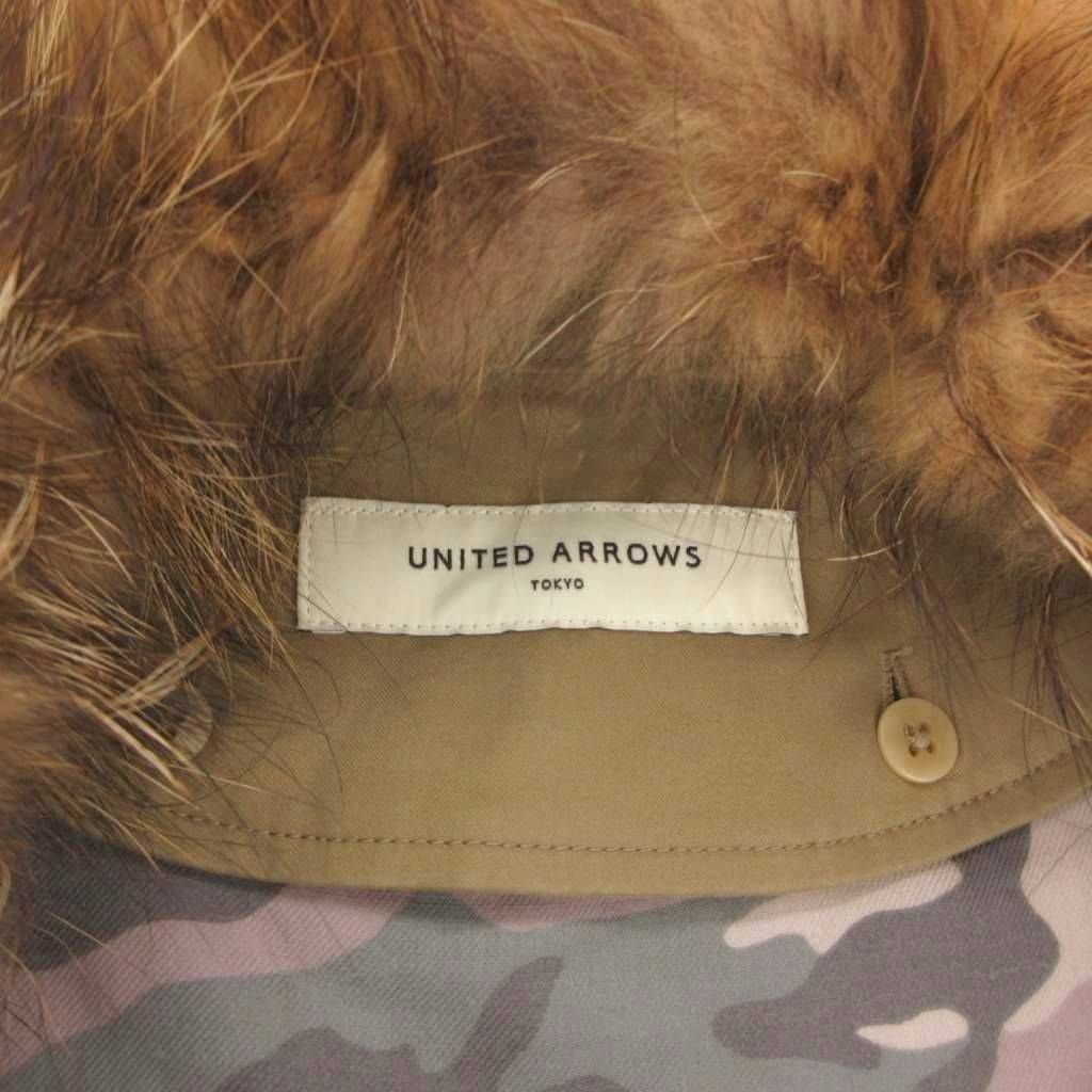 ユナイテッドアローズ UNITED ARROWS モッズコート 36 ミドル丈 裏地