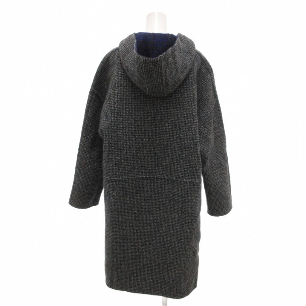 ダーマコレクション　ロング ダウンコート　オリラグファー　13AR グレー DAMA ダーマコレクション フーデットコート 大きいサイズ13AR ダーマ