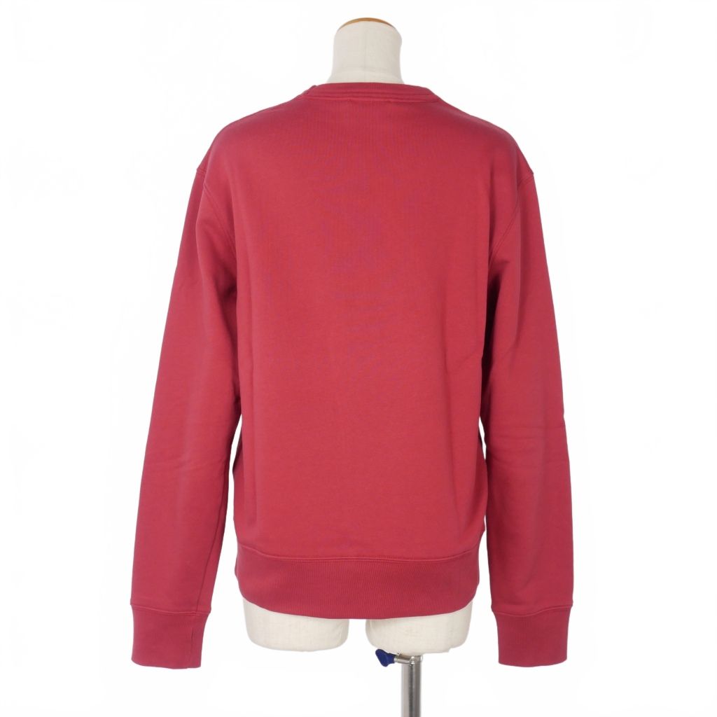 【美品】Acne Studios スウェット　赤 アクネ ストゥディオズ Acne Studios ワンポイントロゴ 刺繍