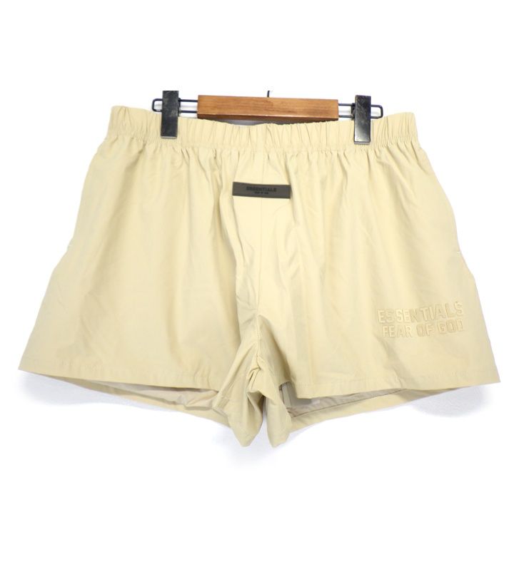 フィアオブゴッド エッセンシャルズ FEAR OF GOD ラバー ロゴ ナイロン ショート パンツ 46988