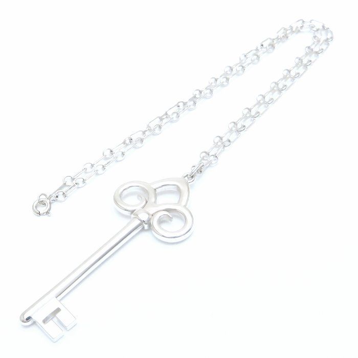 【ティファニー】フルールドリス　キーバーネックレス　750YG ネックレス 新品未使用 ティファニーキーフルール ドリス キー ネックレス 国内