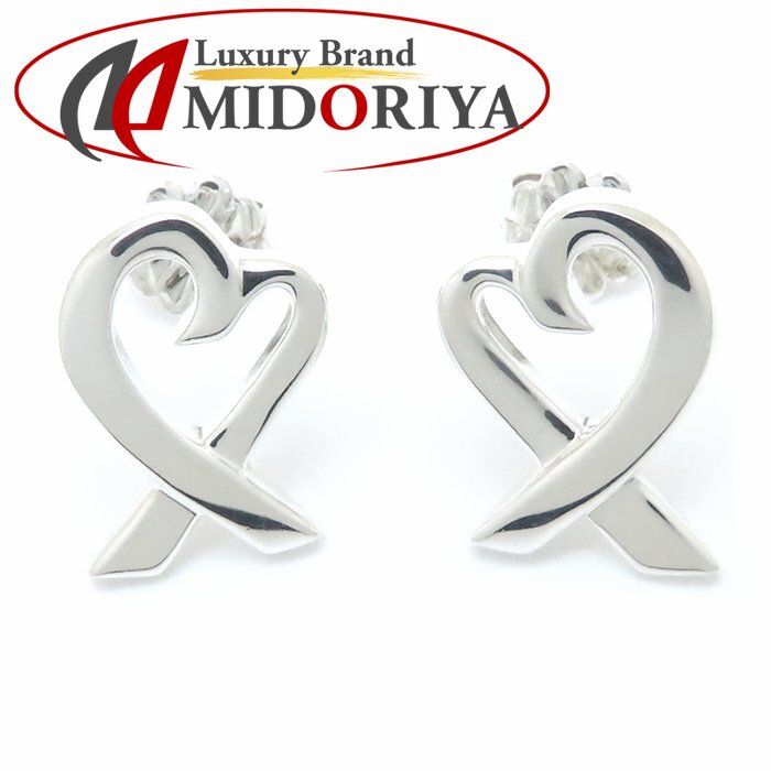 TIFFANY&Co. ティファニー ラビングハート ピアス シルバー925