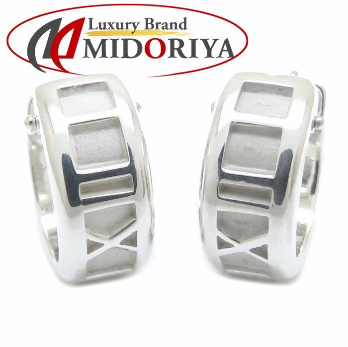 TIFFANY&Co. ティファニー アトラス フープ ピアス シルバー925