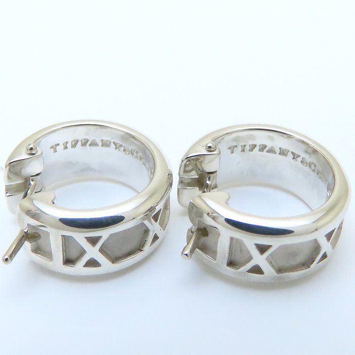 TIFFANY&Co. ティファニー アトラス フープ ピアス シルバー925