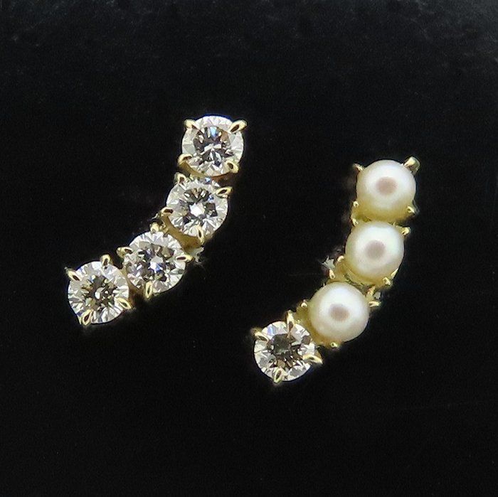 AHKAH スノーペレッツピアス&アイスペレッツピアス AHKAH アーカー アイスペレッツ ピアス スノーペレッツピアス