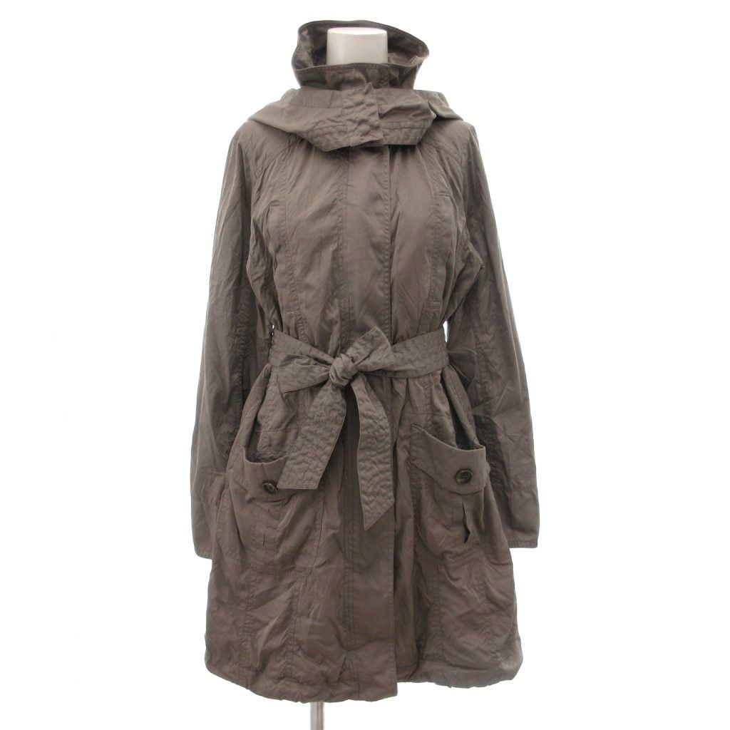 コムサデモード COMME CA DU MODE コート 9 ナイロン ロング丈 フード