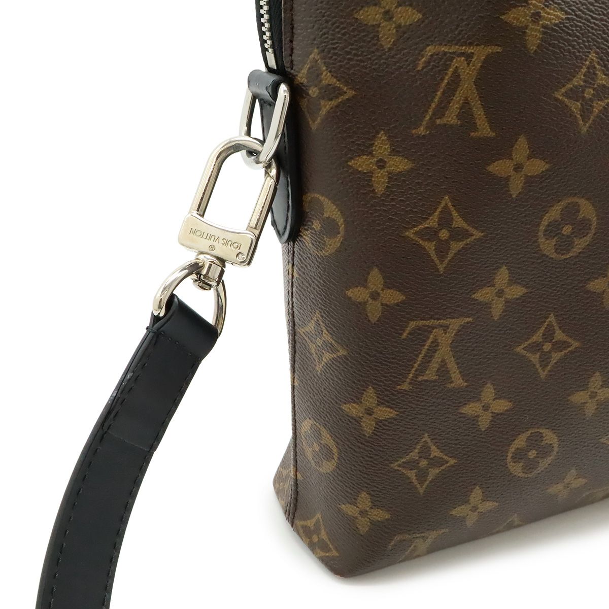 極美品 ルイヴィトン モノグラム マカサー ポルトドキュマン M54019 ルイ ヴィトン モノグラム マカサー ポルト ドキュマン ジュールNM
