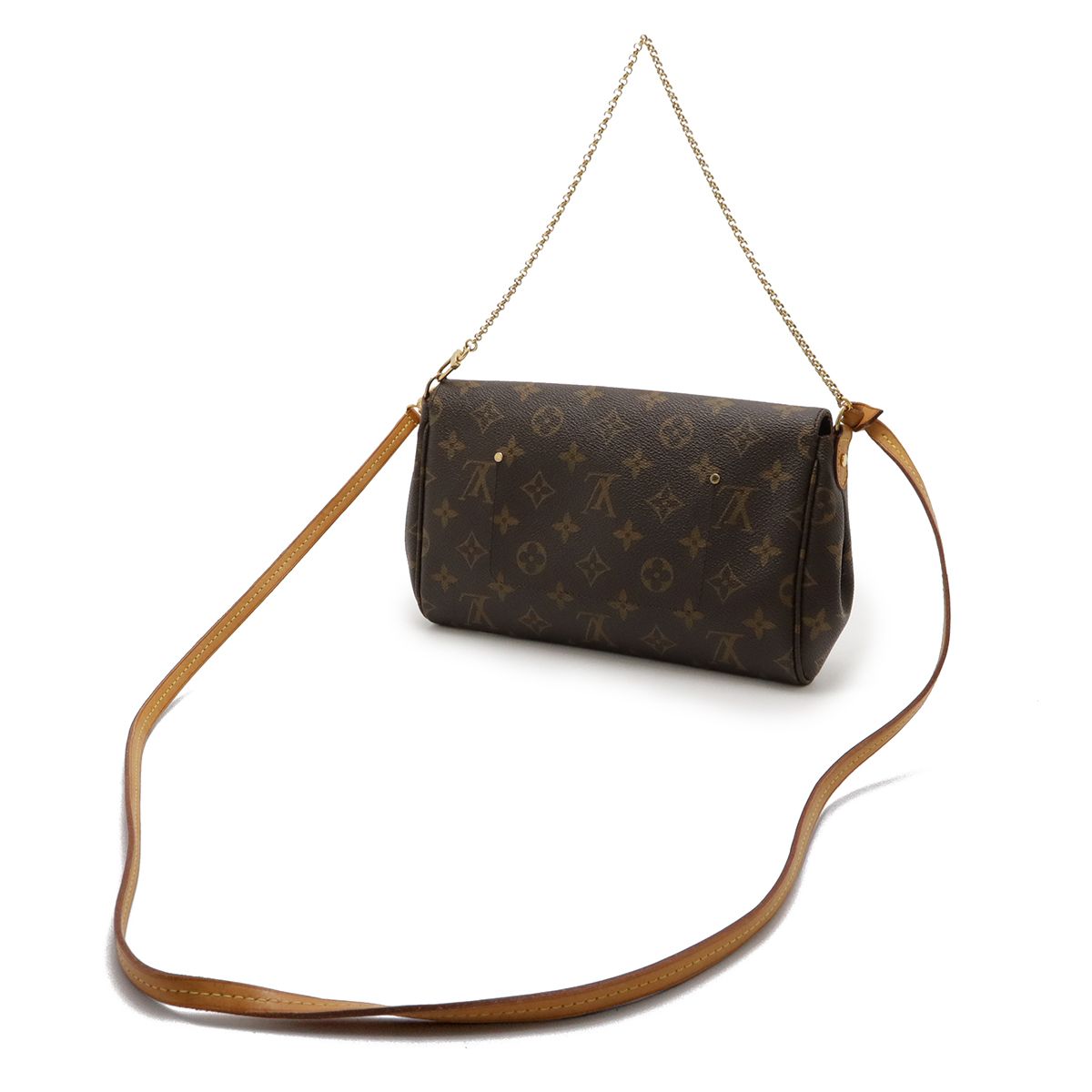 LV ヴィトン　フェイボリットMM M40718 ショルダー　チェーン ルイ・ヴィトン LOUIS VUITTON フェイボリットMM M40718 ブラウン