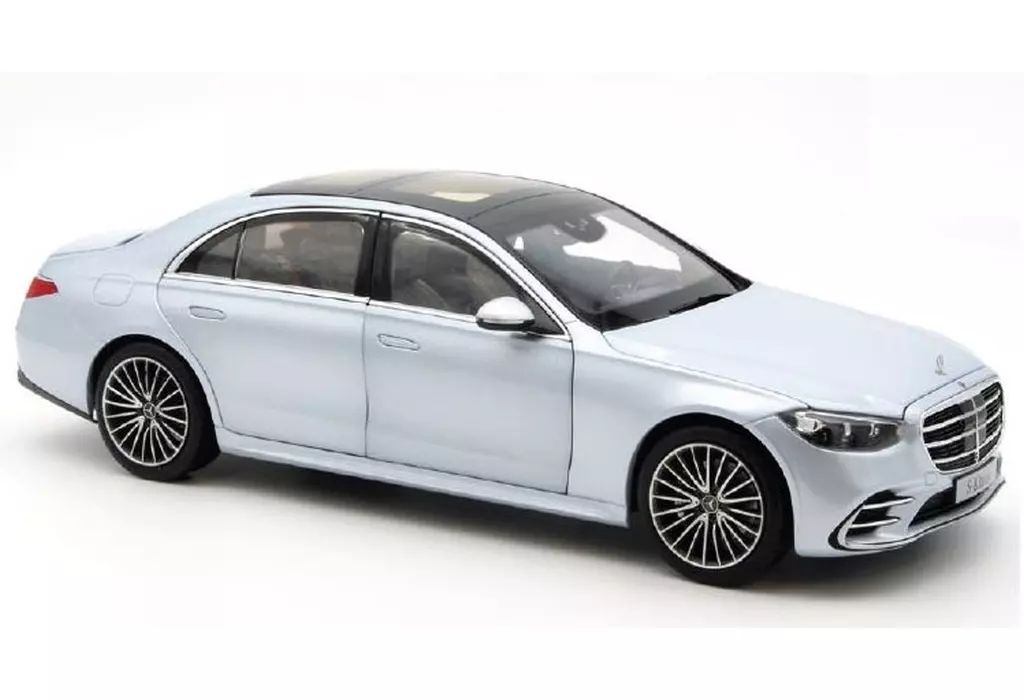 ミニカー 1 18 MB Sクラス AMG 2021 ブリリアントシルバー 183805