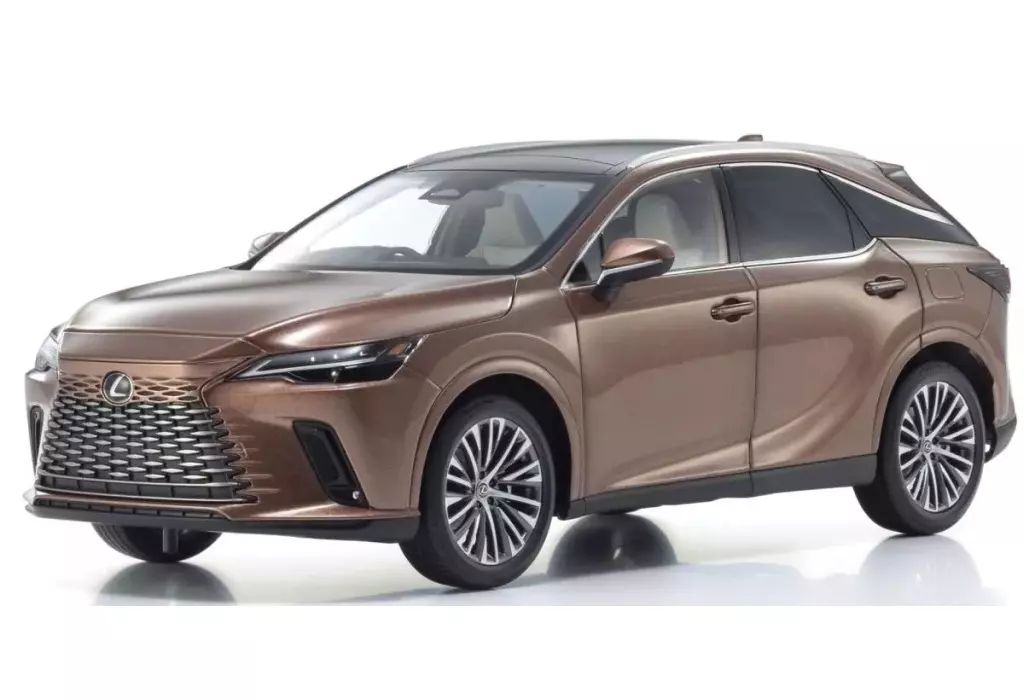 新品】ミニカー 1/18 LEXUS RX 450h+(ソニックカッパー) [KS08972CP