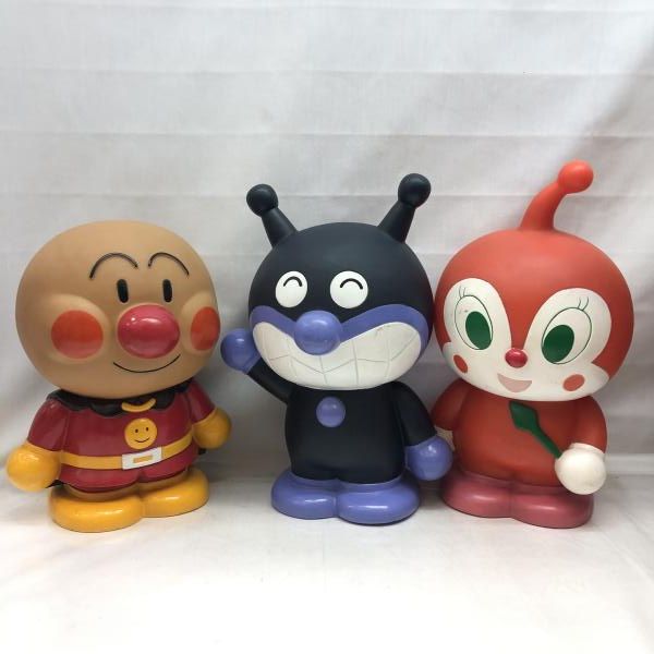 本体のみ アンパンマン ばいきんまん ドキンちゃん 貯金箱 レトロ 22