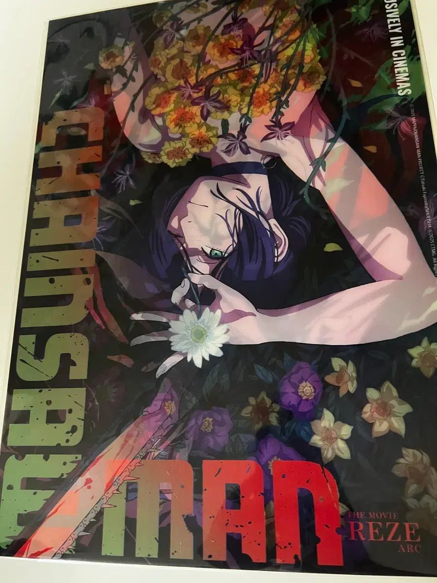 チェンソーマン レンチキュラーカード ポスター 興行感謝